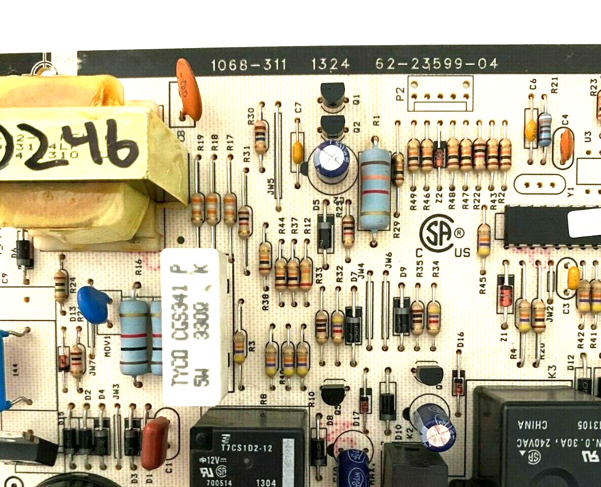 Rheem Ruud 62-23599-04 Furnace Control Circuit Board 1068-311 used #D246