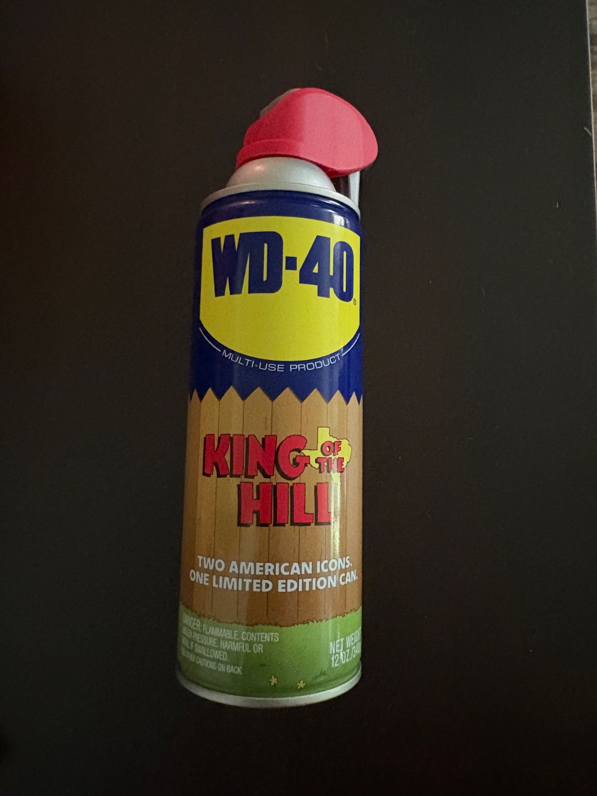 King of the Hill x WD-40 12 oz Rust Spray Home Depot Exclusive Can Brand New!