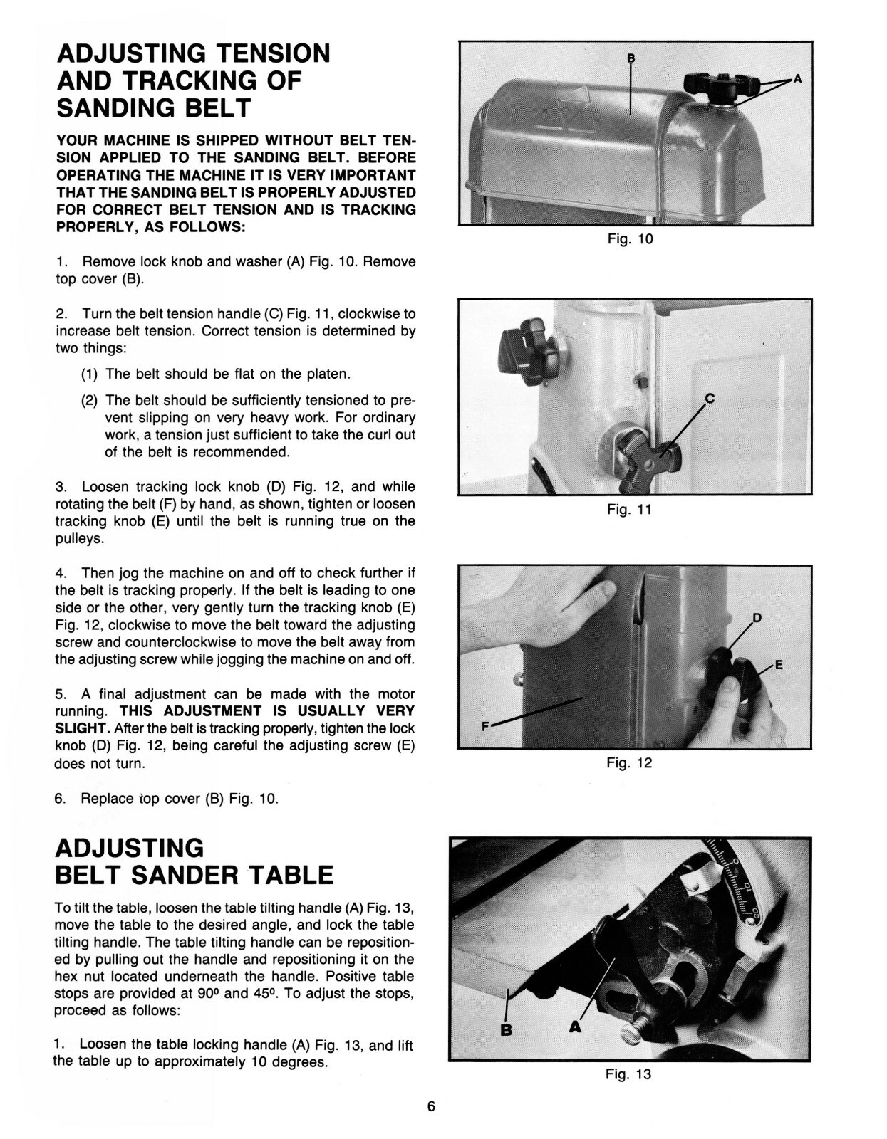 Delta 6″ Belt 12″ Disc Sander Model 31-730 Instruction & Parts List Manual #1591