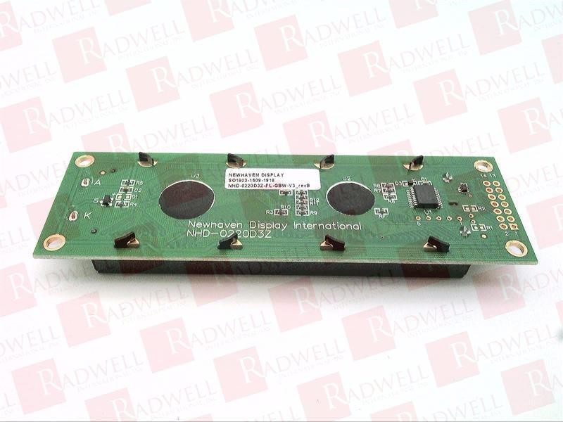 NEWHAVEN DISPLAY NHD-0220D3Z-FL-GBW-V3 / NHD0220D3ZFLGBWV3 (BRAND NEW)