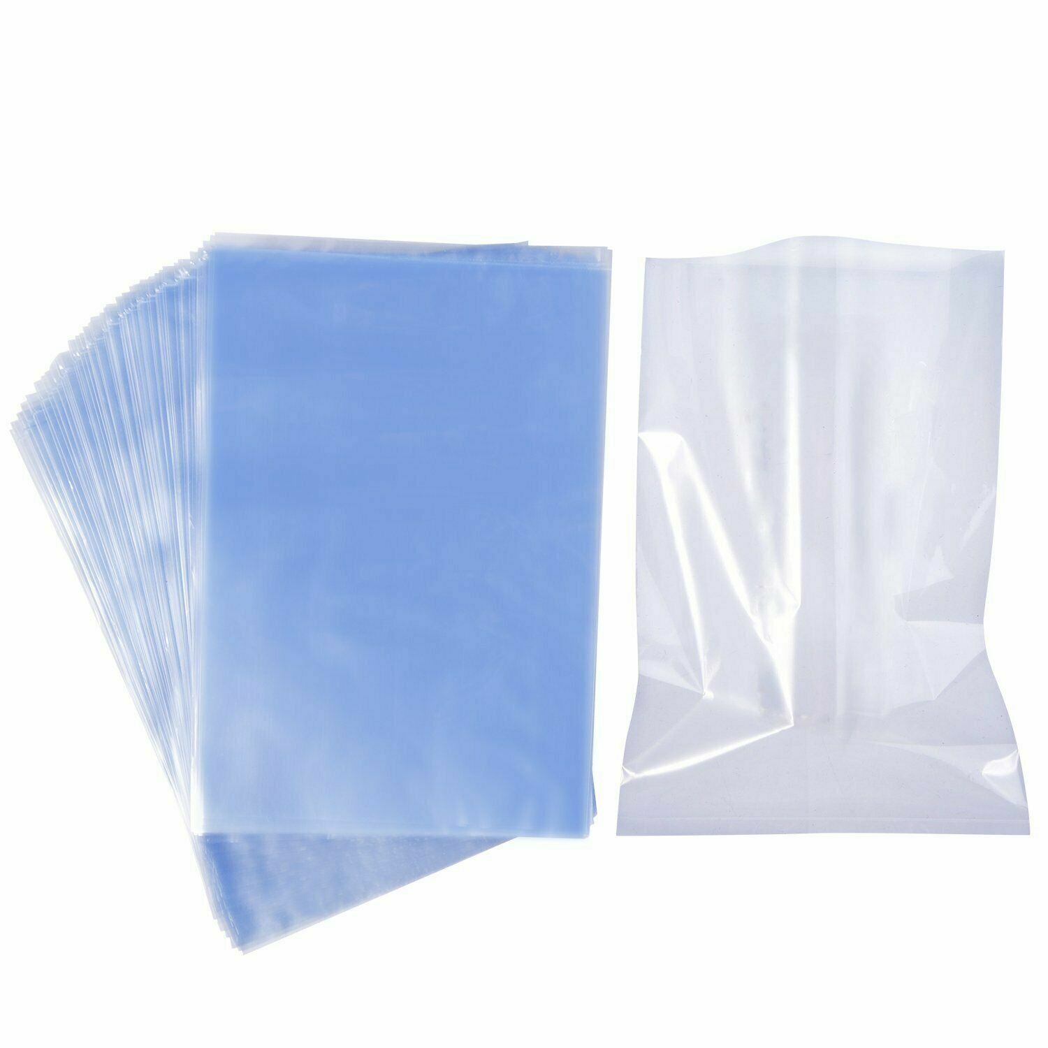 Clear Heat Shrink Film Wrap Bags PVC For Bottles Candles Jars 8×12 Inch USA