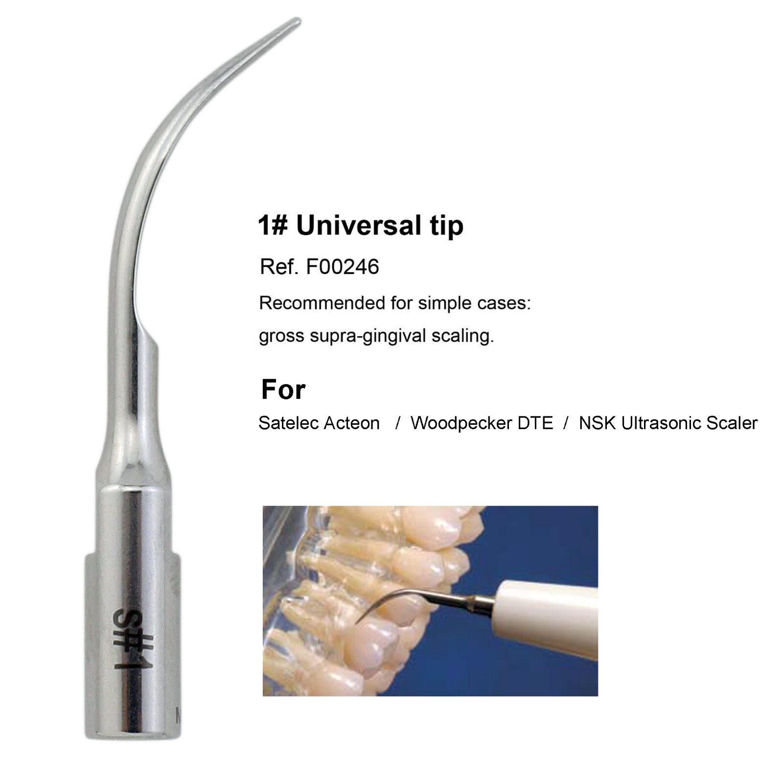 For Acteon Piezotome 2 Cube Ultrasonic Surgery Tips / Satelec Piezo Scaler Tips