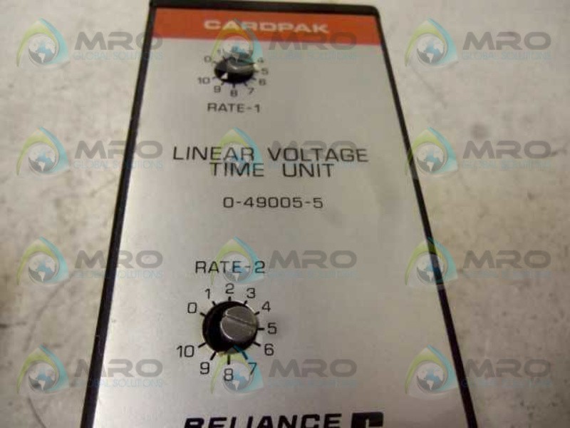 RELIANCE ELECTRIC 0-49005-5 CARDPAK LINEAR VOLTAGE NSMP