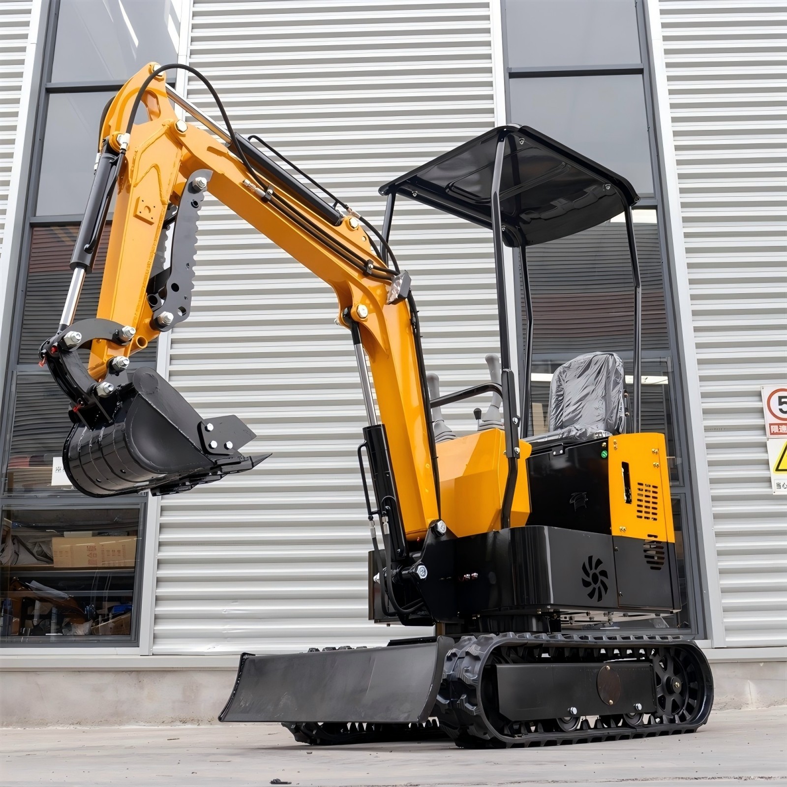 🔥FREE SHIP 1 Ton Mini Excavator 13.5HP Mini Digger Rato 13.5HP EAP Gas Engine