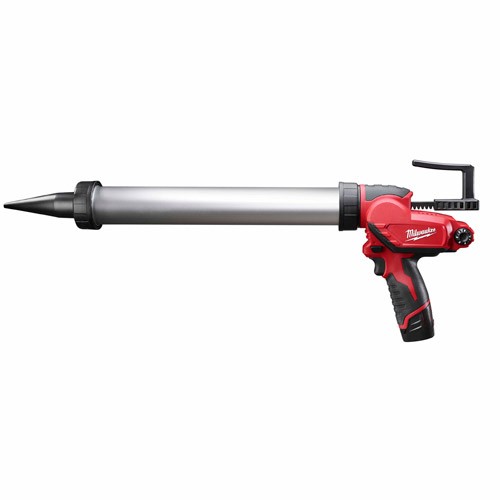 Milwaukee 2442-21 M12 20oz. Aluminum Barrel Sausage Style Caulk/Adhesive Gun Kit