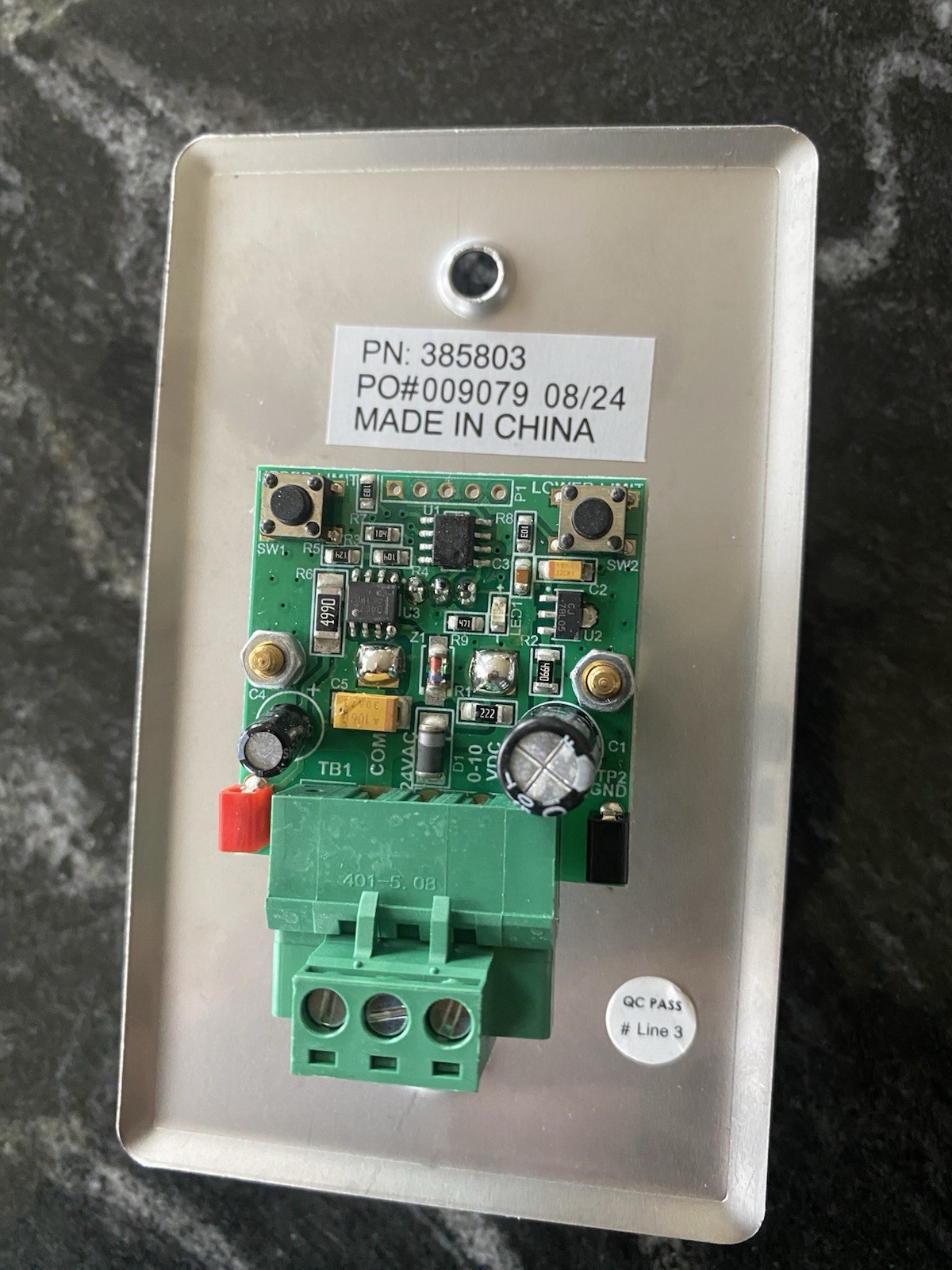 Greenheck 385803 Vari-Green remote dial Fan controller FNIP