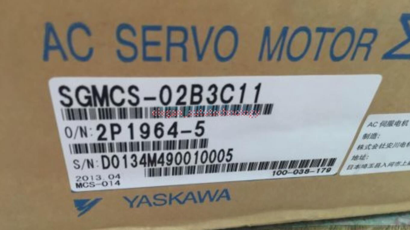 1x New YASKAWA SGMCS-02B3C11 SERVO MOTOR