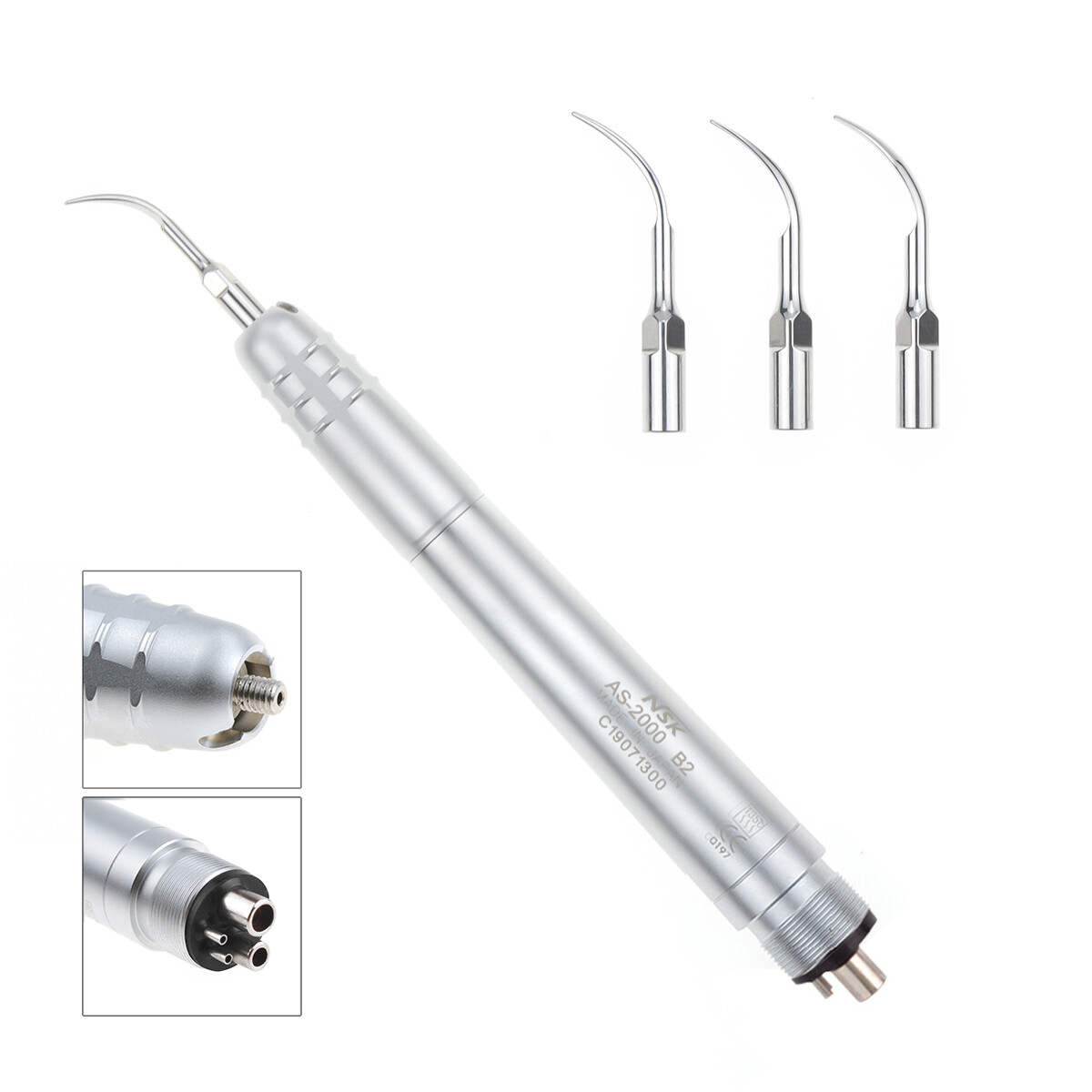 NSK Type Dental PANA MAX LED High Speed Handpiece+Air Scaler+EX203C Low Speed US