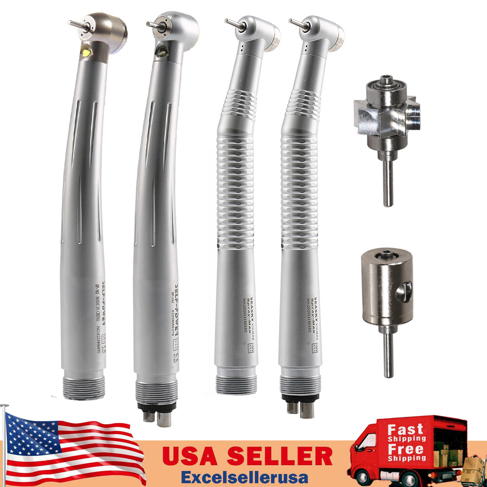 NSK Style Dental (Fiber Optic LED E-generator) High Speed Handpiece 2/4H Turbine