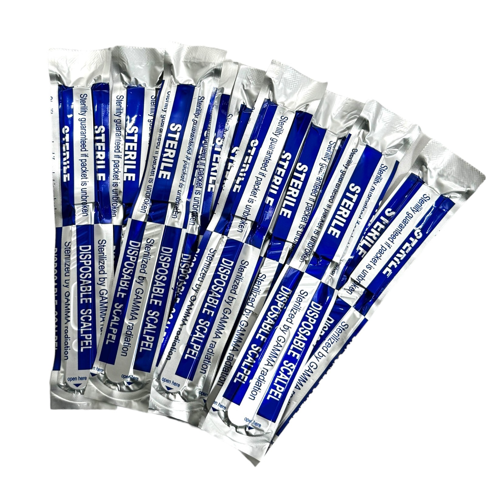 Dermaplaning, Acne Removal, Podiatry Single-Use Disposable Scalpel #22 -Sterile