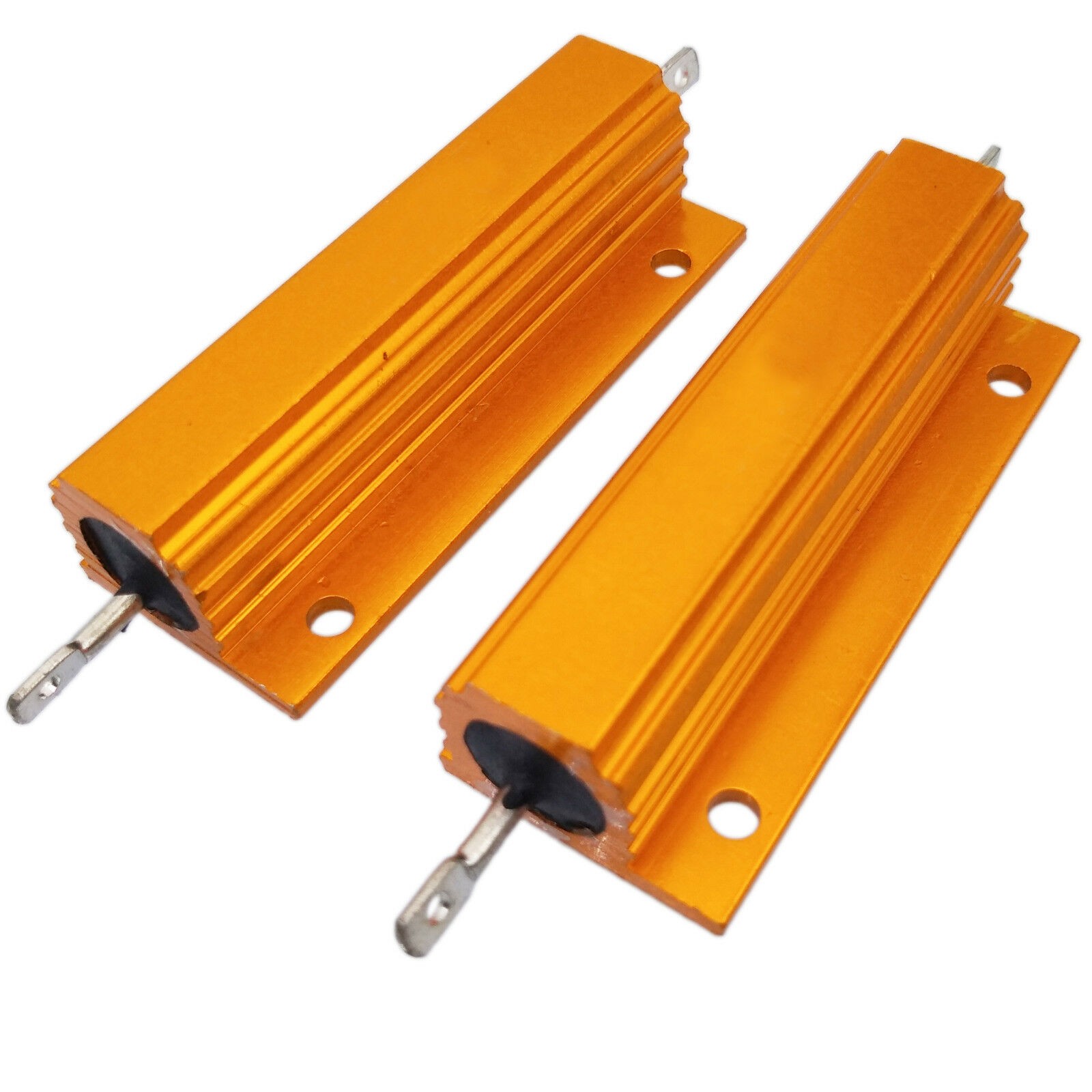 100W Watt Aluminum Housed Metal Case Wirewound Resistor 0.1~680 OHM