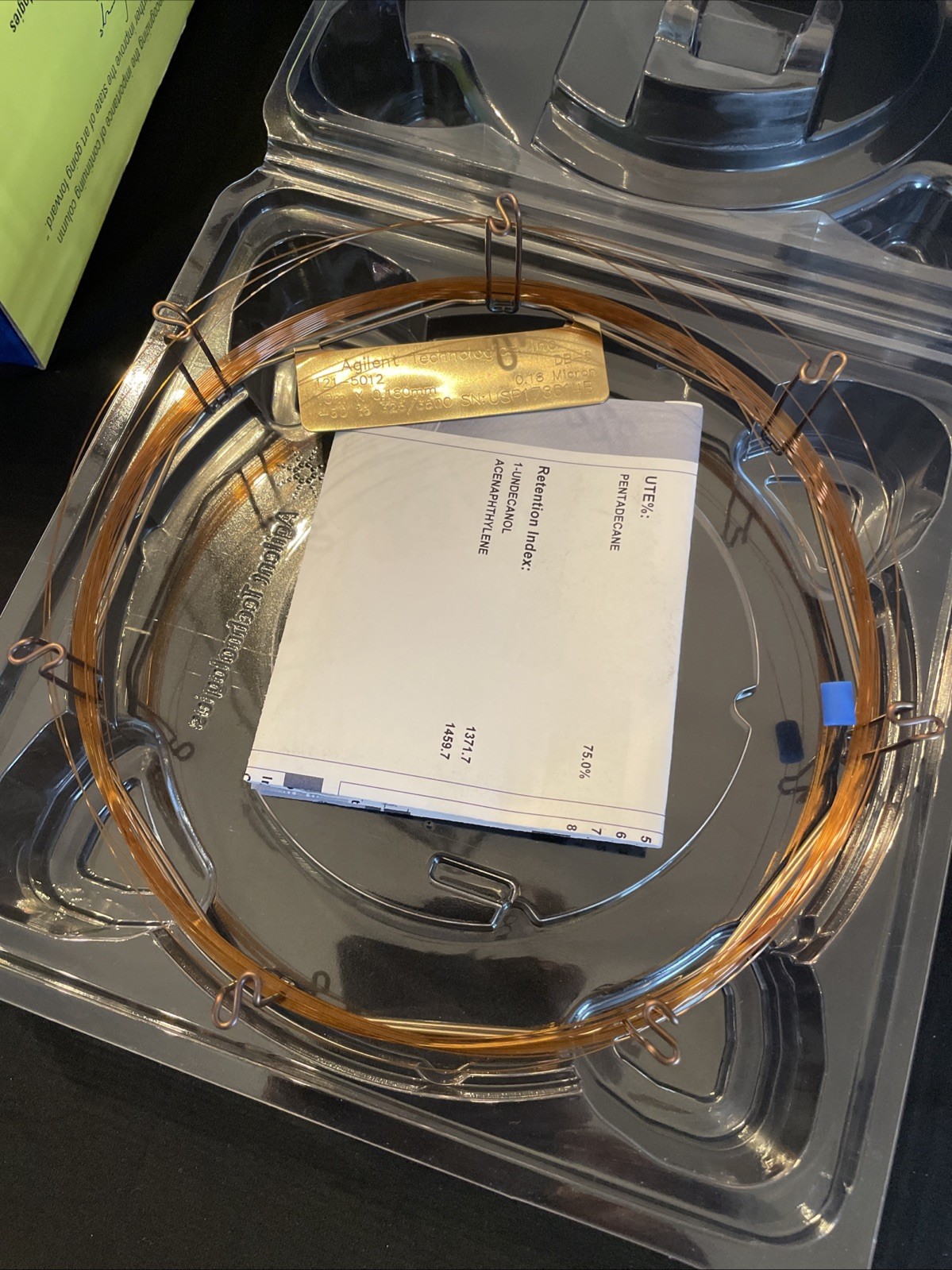 Agilent J&W DB-5 GC Column, 10 m, 0.18 mm, 0.18 µm, 7 inch cage 121-5012