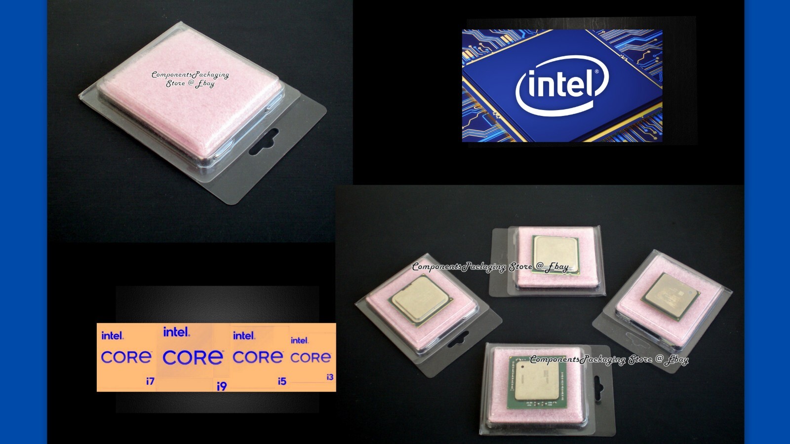 Intel LGA1700 Processor Packaging Case for 12th Gen CPU – Lot of 10 25 40 80 250