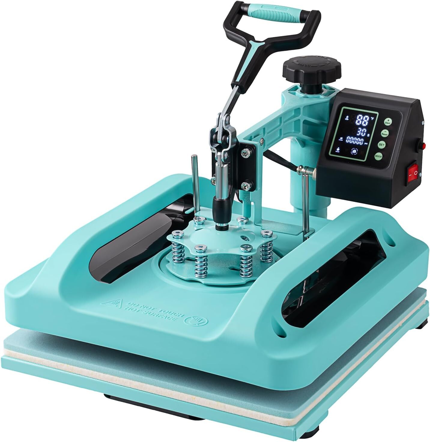 Combo 8 IN 1 T-Shirt Heat Press Transfer Machine 15″x15″ Sublimation Swing Away
