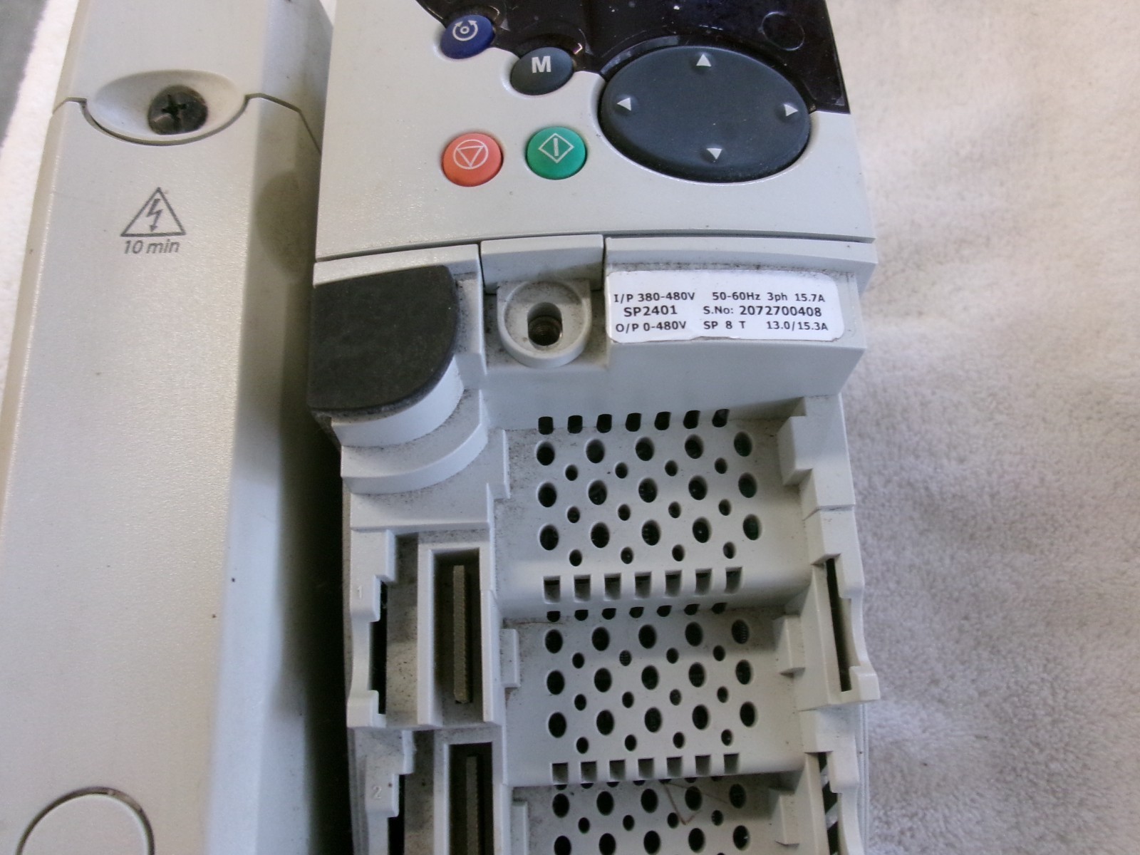Control Techniques Emerson Unidrive SP2401 Missing Cover