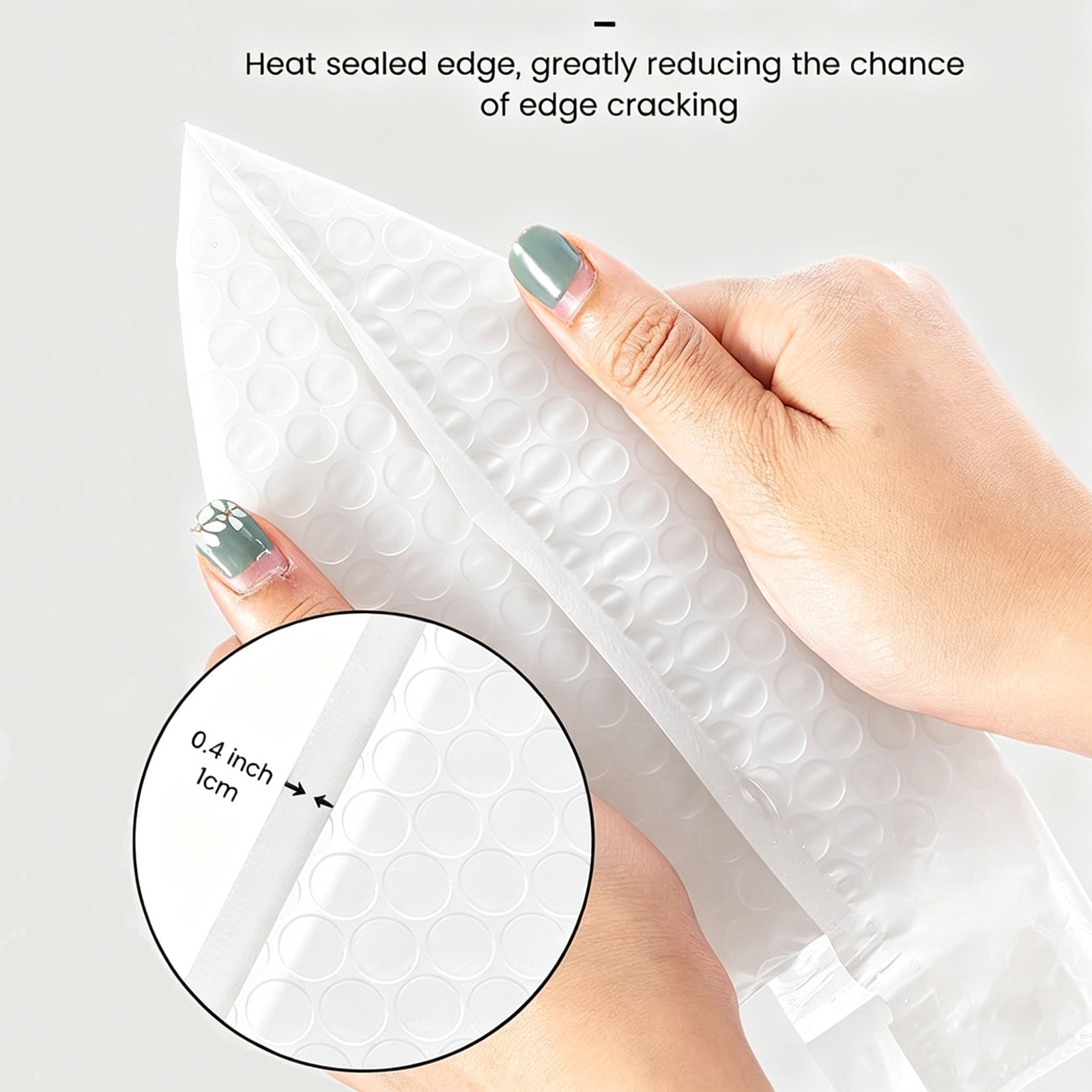 Any Size White Poly Bubble Mailers Shipping Mailing Padded Bags Bubble Envelopes