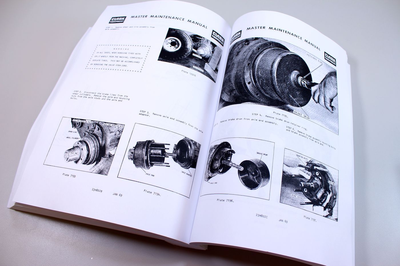 Clark C500-Ys60 C500-S60 Forklift Service Repair Shop Manual C500Ys60 C500S60