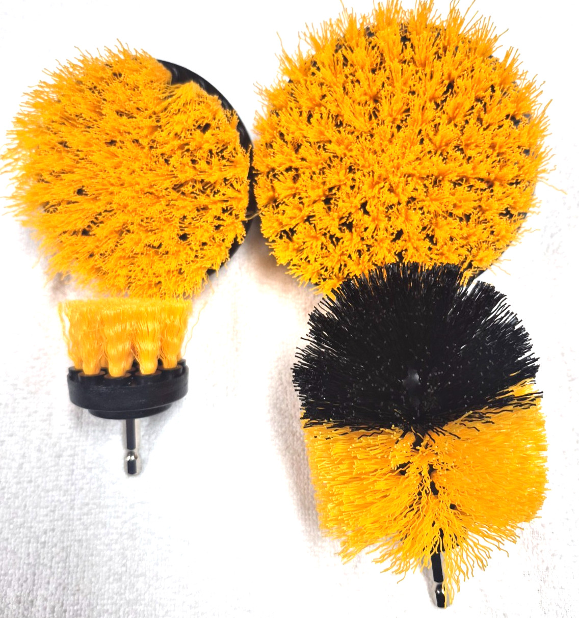 4pc. SCRUBBER CLEANING BRUSH SET QUICK CONNECT
