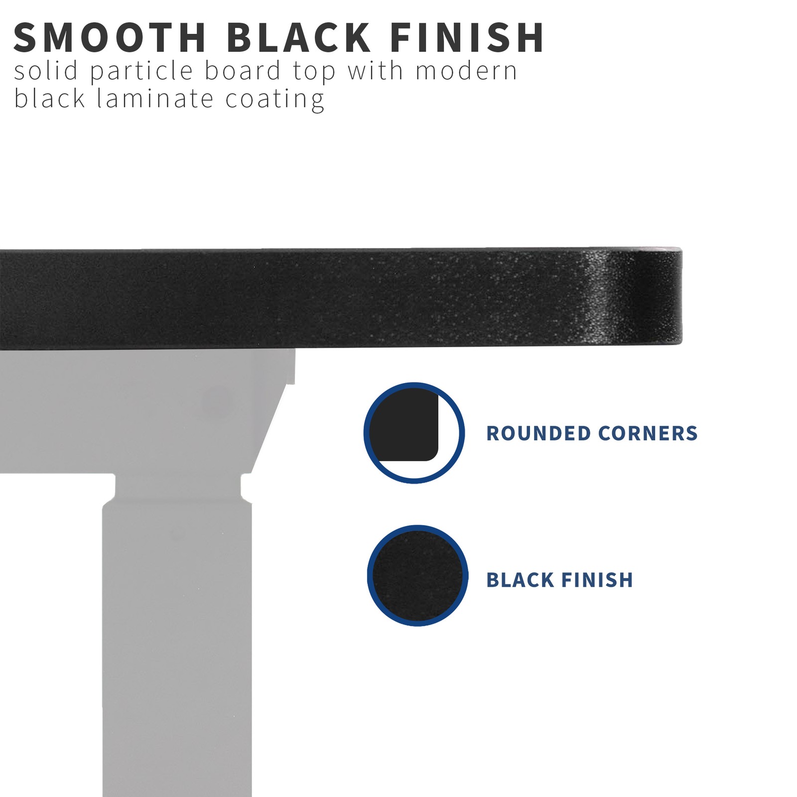VIVO Black 71 x 30 inch Universal Table Top for Sit to Stand Desk Frames