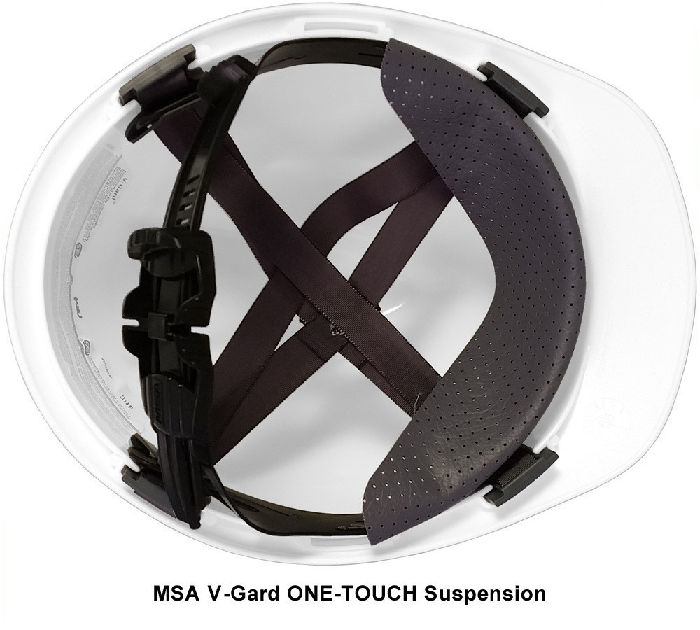 MSA Freedom Series Cap Style Hard Hat One Touch Suspension – Stars and Stripes