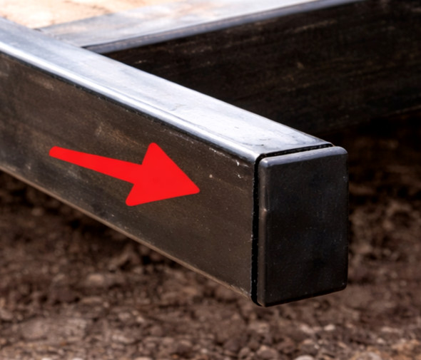 1″ x 3” Rectangular Tubing Plugs, Blanking End Caps, Tubing Pipe End Caps, HDPE