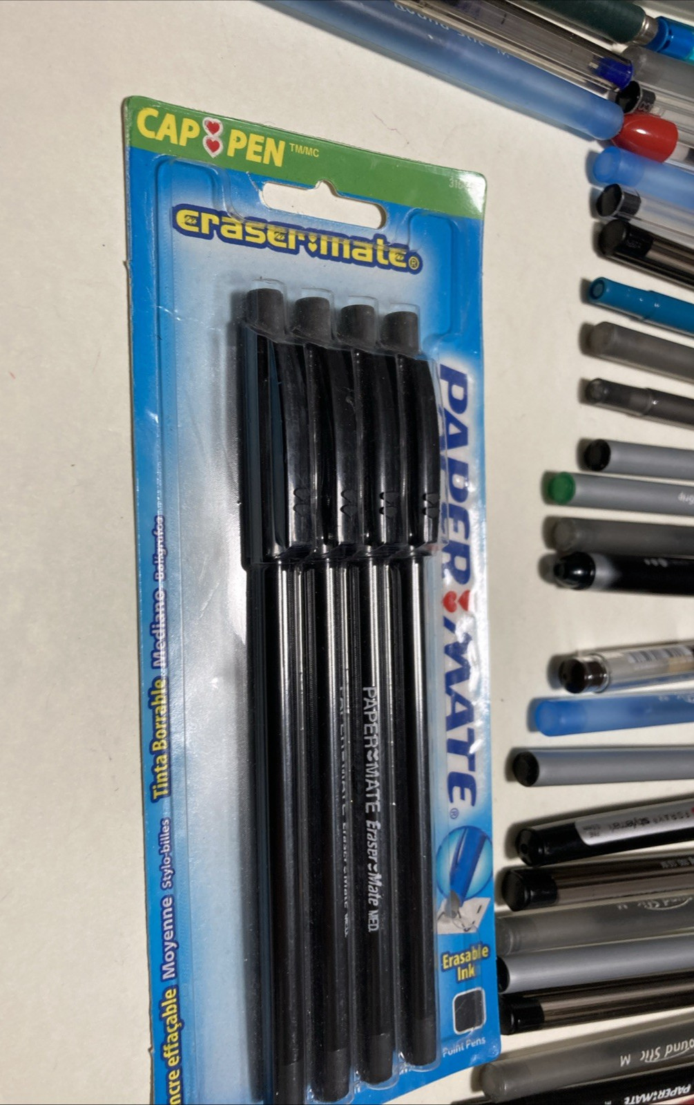 Lot of 120 Ballpoint Pens Assorted Paper Mate BIC Foray Staedtler Pentel more