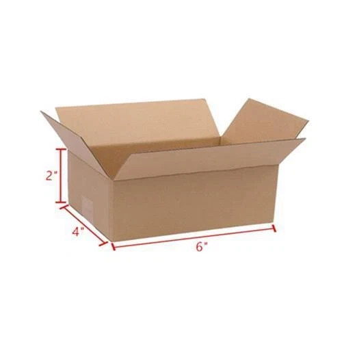 100 6x4x2 Corrugated Box Packaging Shipping Packing Mailer Carton