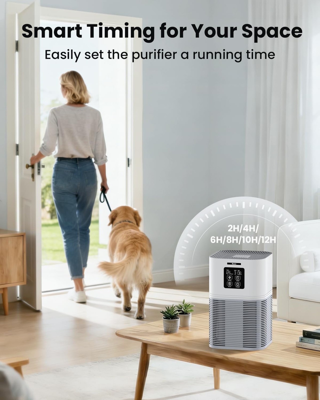 VEWIOR Air Purifiers for Home, Air Purifiers for Large Room up to 1200 sq.ft,…