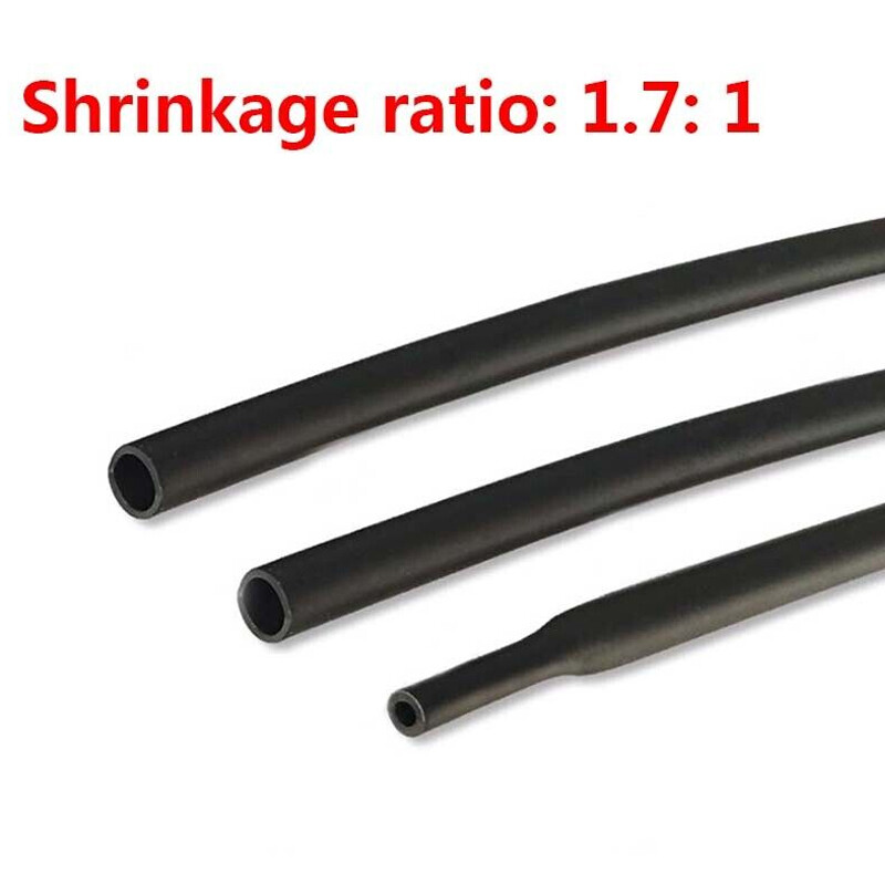 1.7:1 Flexible Silicone Heat Shrink Shrinkable Tube Tubing One Meter Dia 0.8-40