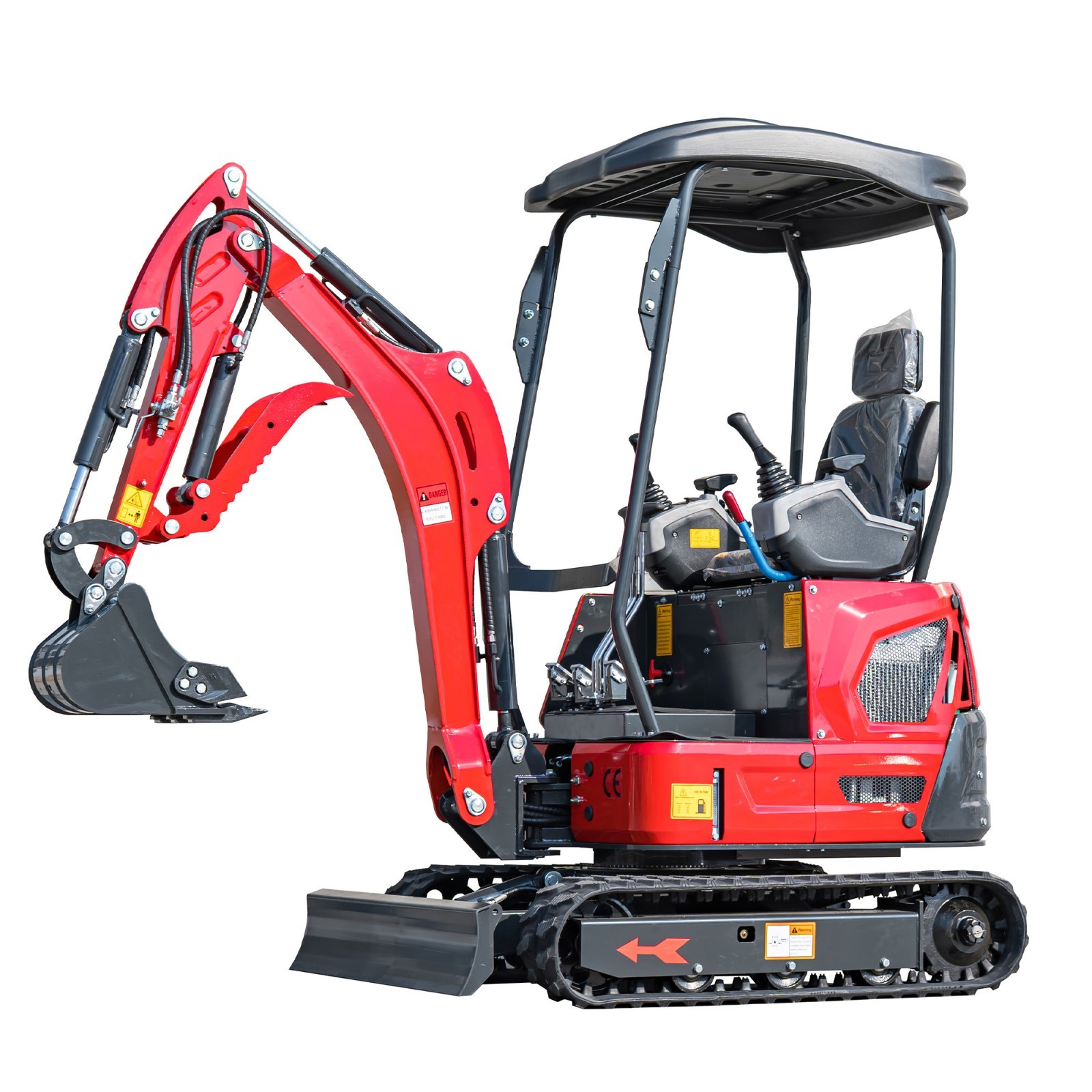 2 Ton 4409lbs Diesel Mini Excavator EPA Kubota D902 Engine Side Swing 2025 USA