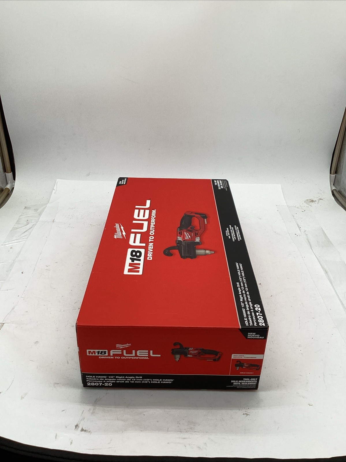 Milwaukee 2807-20 M18 FUEL Hole Hawg 1/2″ Right Angle Drill – Bare Tool