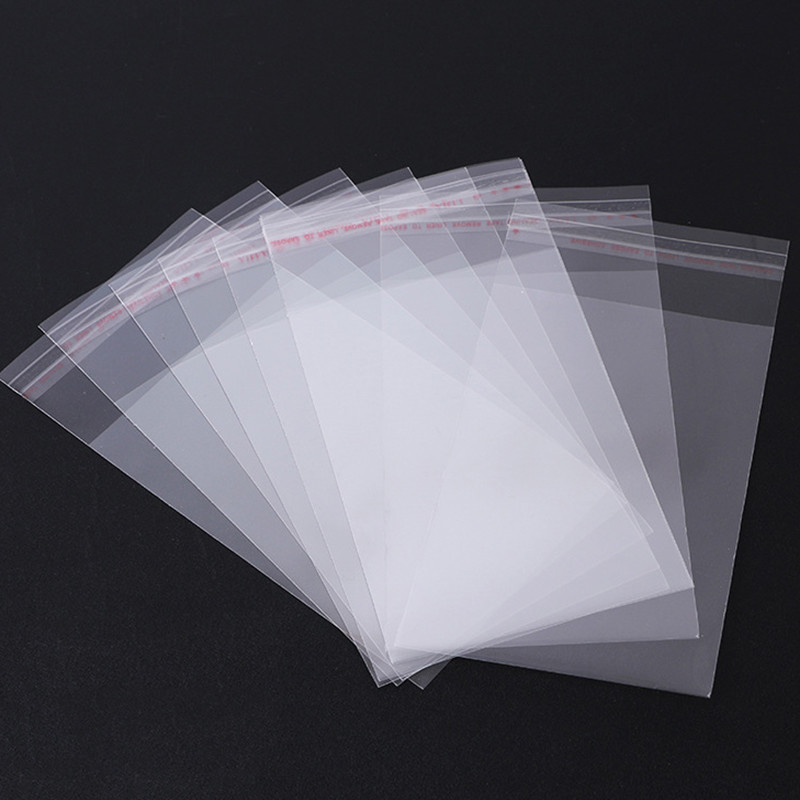 PP Film Foil Bags Self Adhesive High Gloss Bags Poly Bags Clear Transparent