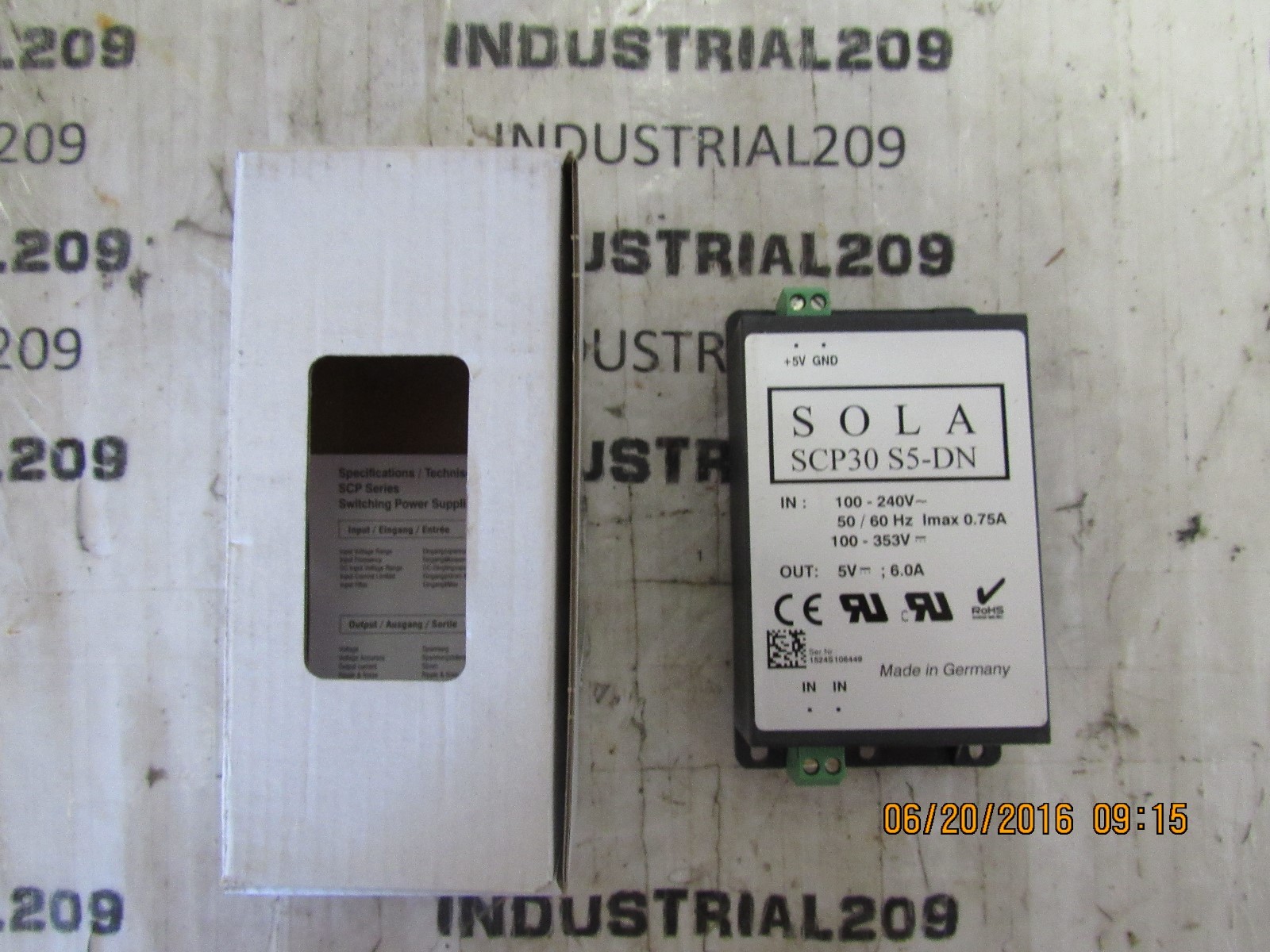 EGS SOLA/ HEVI DUTY BOARD POWER SUPPLY SCP30S5-DN NEW IN BOX