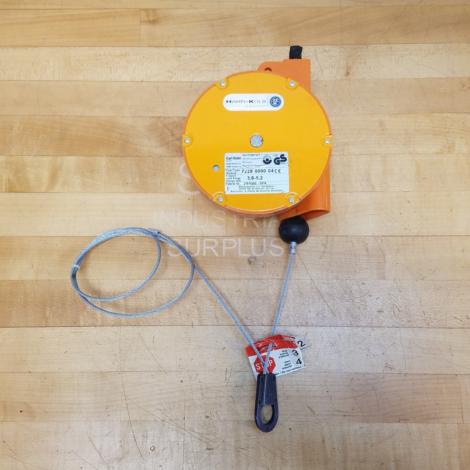 Kromer 7228 0000 04 Tool Balancer, 3.8 – 5.2 Kg., 8.3 – 11.4 Lbs. Load Range