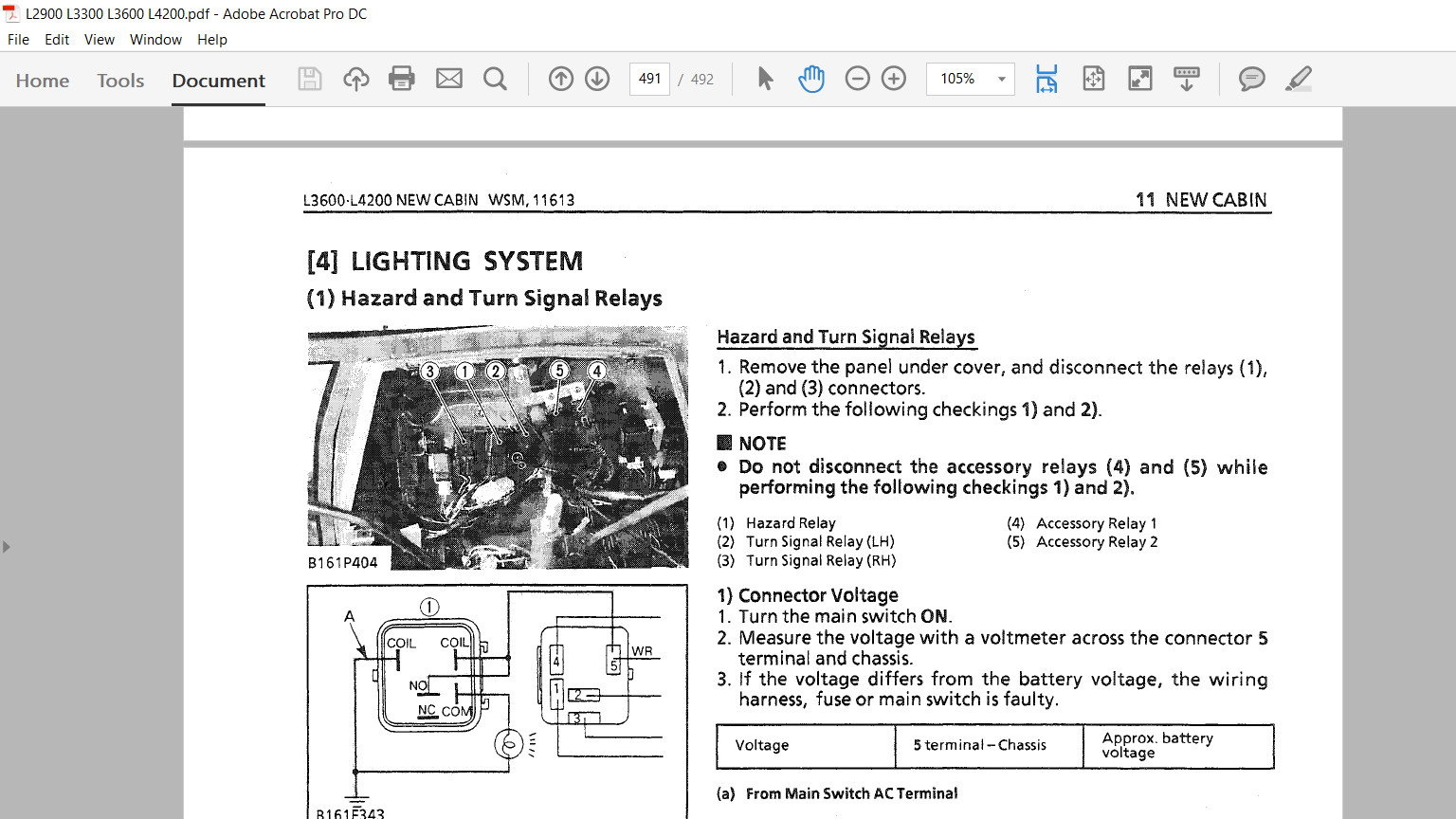 Kubota L2900 L3300 L3600 L4200 Tractor Service Repair Manual On USB