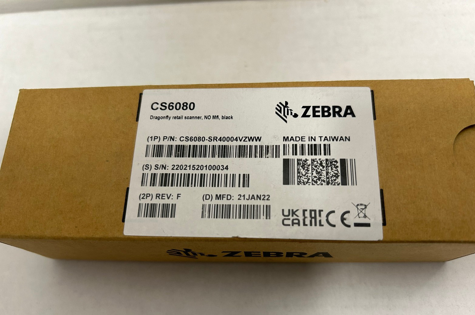 Brand New Zebra CS6080 Bluetooth Wireless Scanner “Dragonfly”