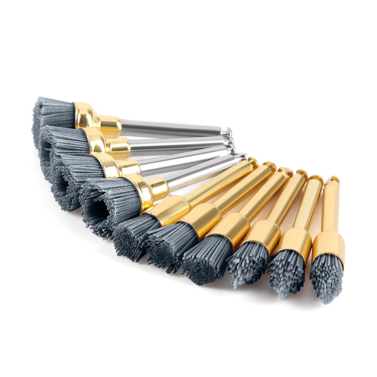 10pcs Dental polishing Brush CA 2.35mm for stain removal and polishing Handpiece