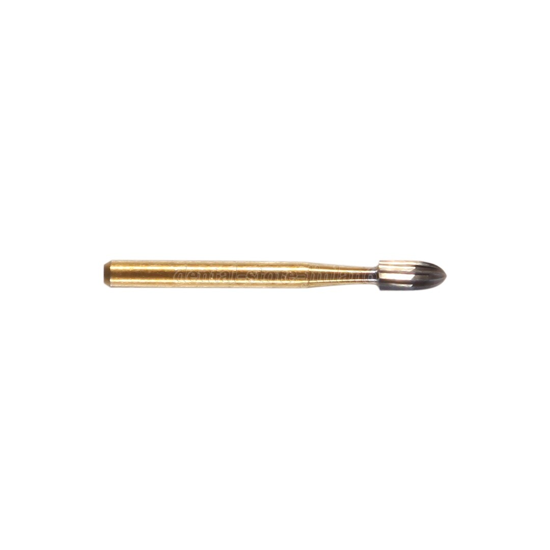 5 packs Dental Tungsten Carbide Burs Trimming & Finishing Egg Football FG 7406