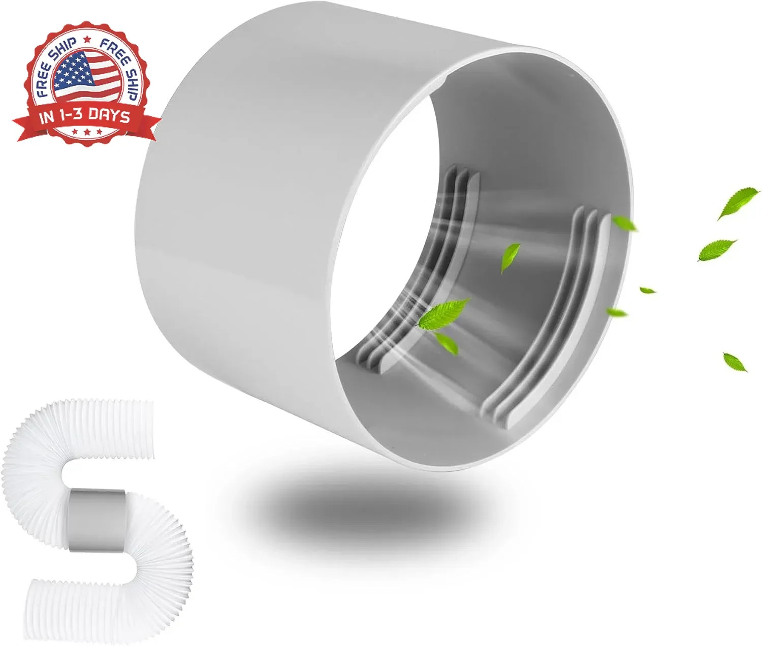 5.9 Inch Portable Air Conditioner Hose Extention Coupler, Universal Air Conditio