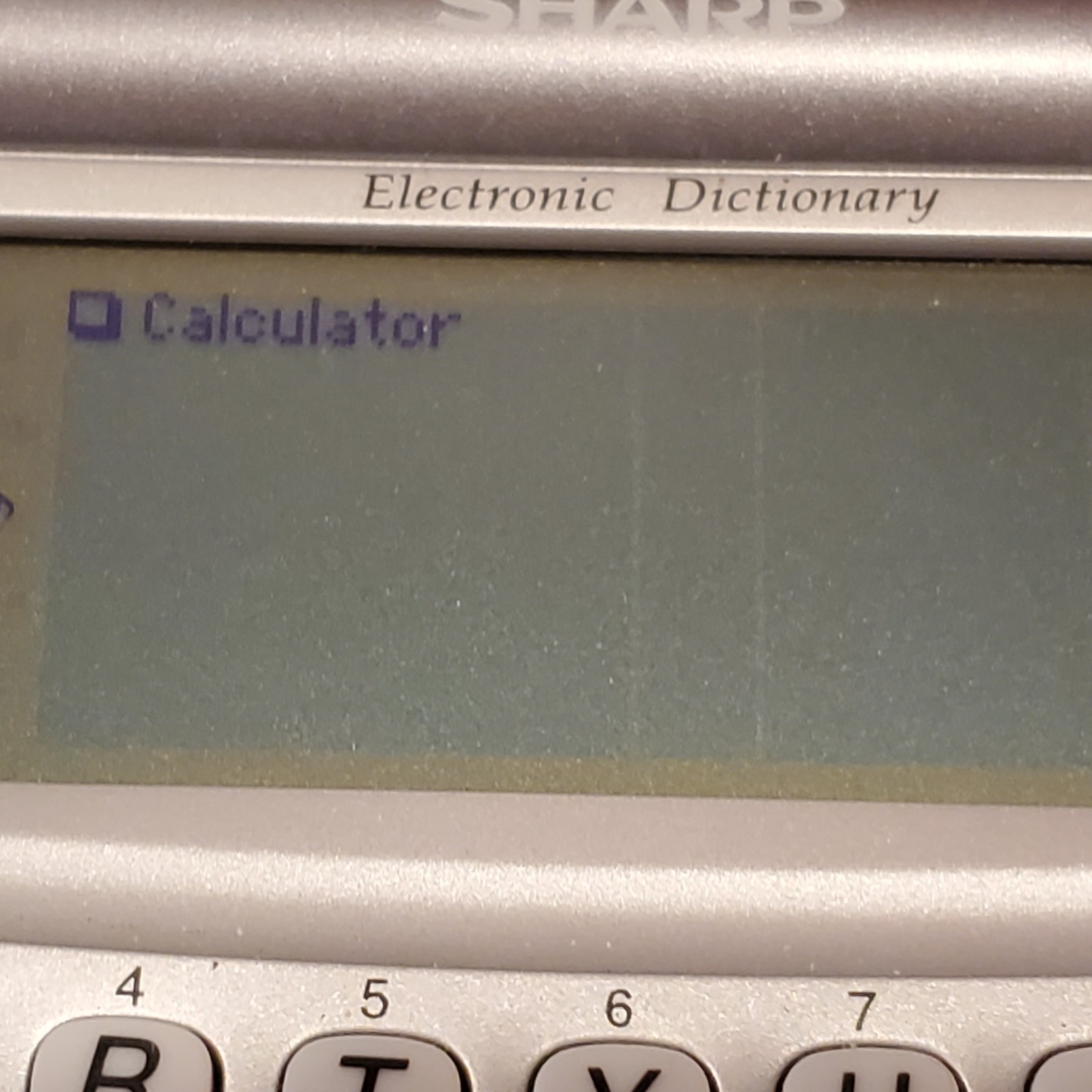 Sharp Electronic Dictionary and Thesaurus French English PWE-260 Good Working