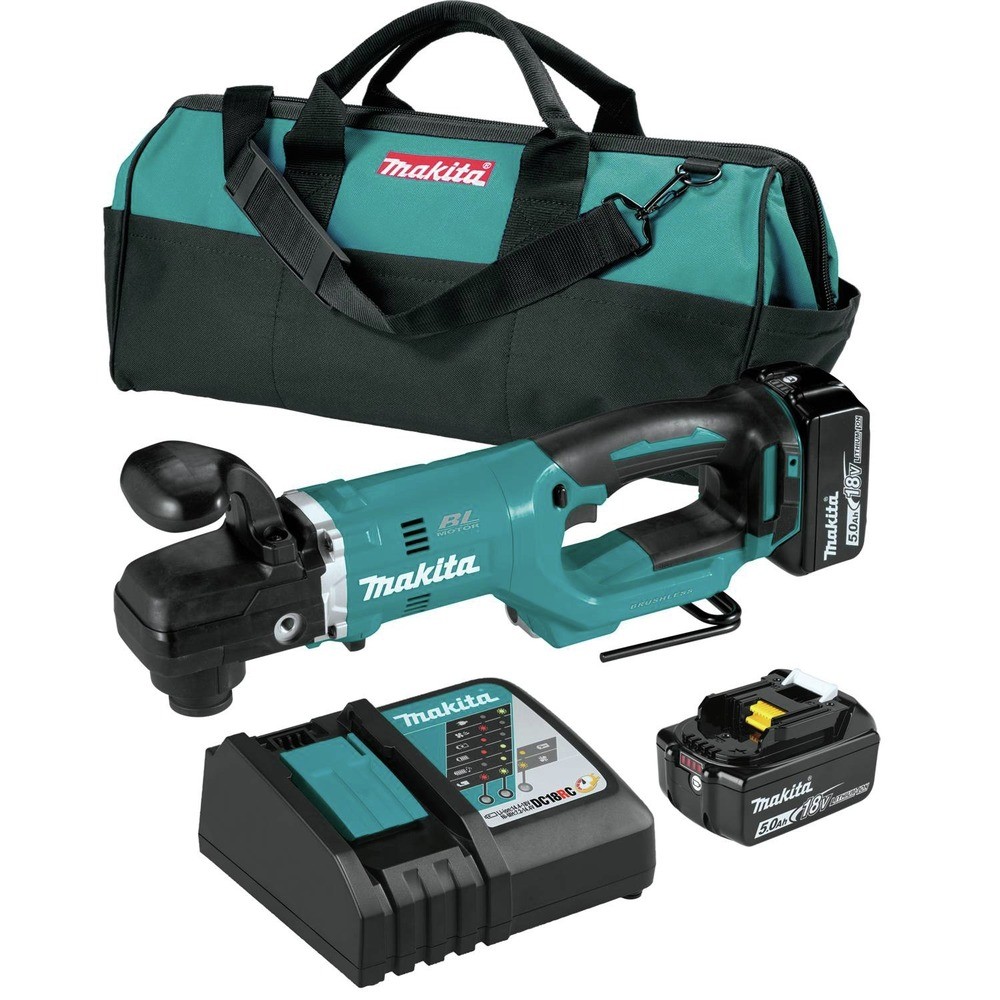 Makita XAD06T-R 18V 7/16 in. Hex Right Angle Drill (5 Ah) Certified Refurbished