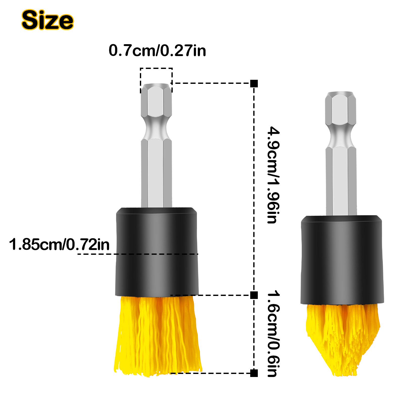 4PCS Drill Brush Attachment Set Power Scrubber For Carpet Tile Grout Cleaning US