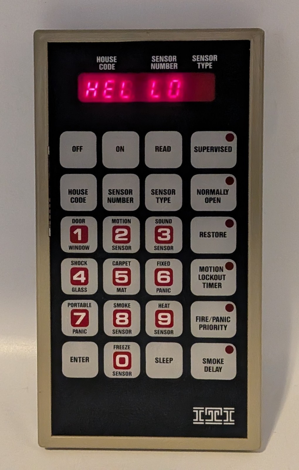 GE ITI SX-V Handheld Security System Sensor Programmer 60-083