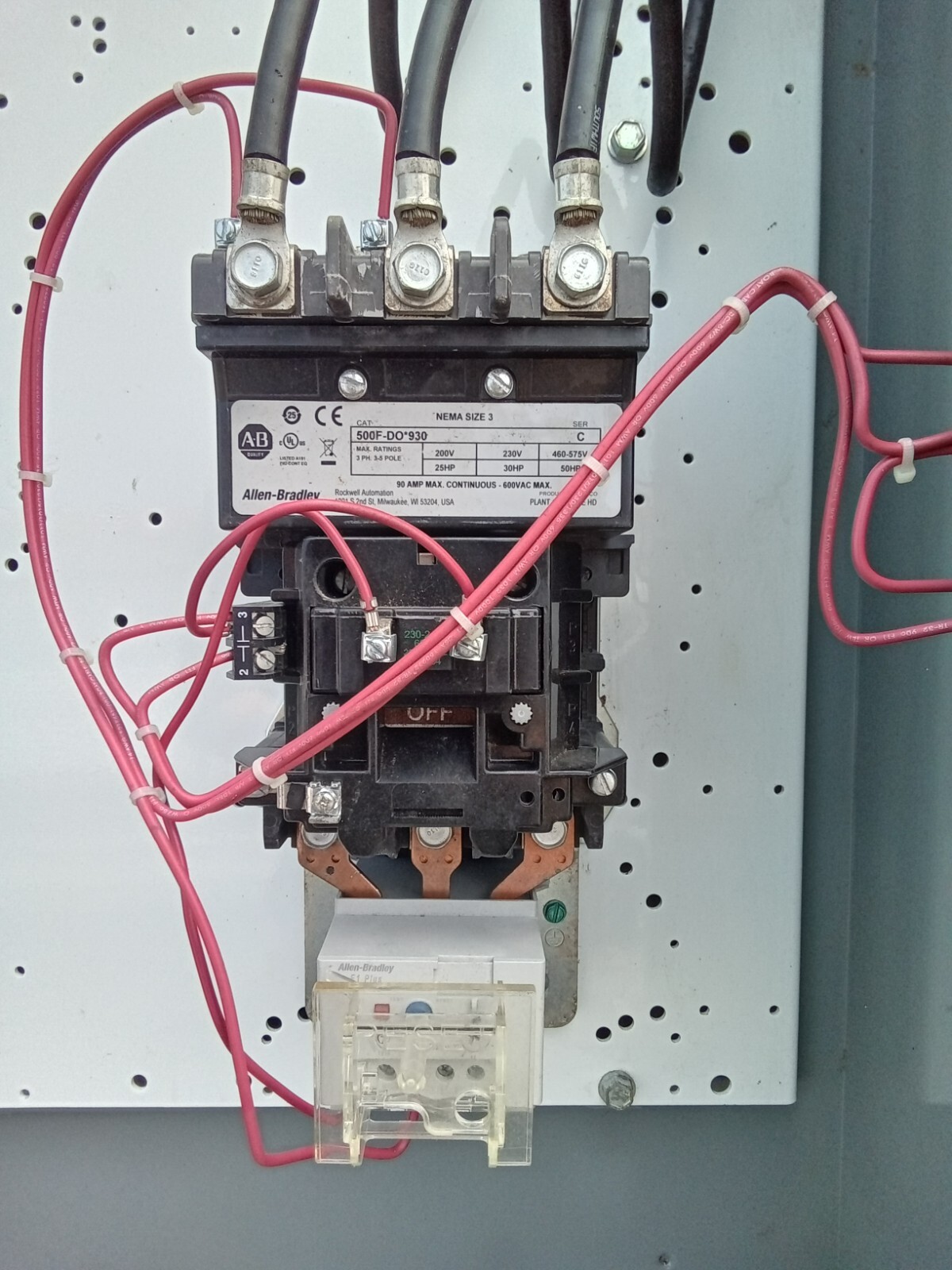Allen Bradley ROCKWELL AUTOMATION 1232X-DNA-A2L-26 Pump Control Panel