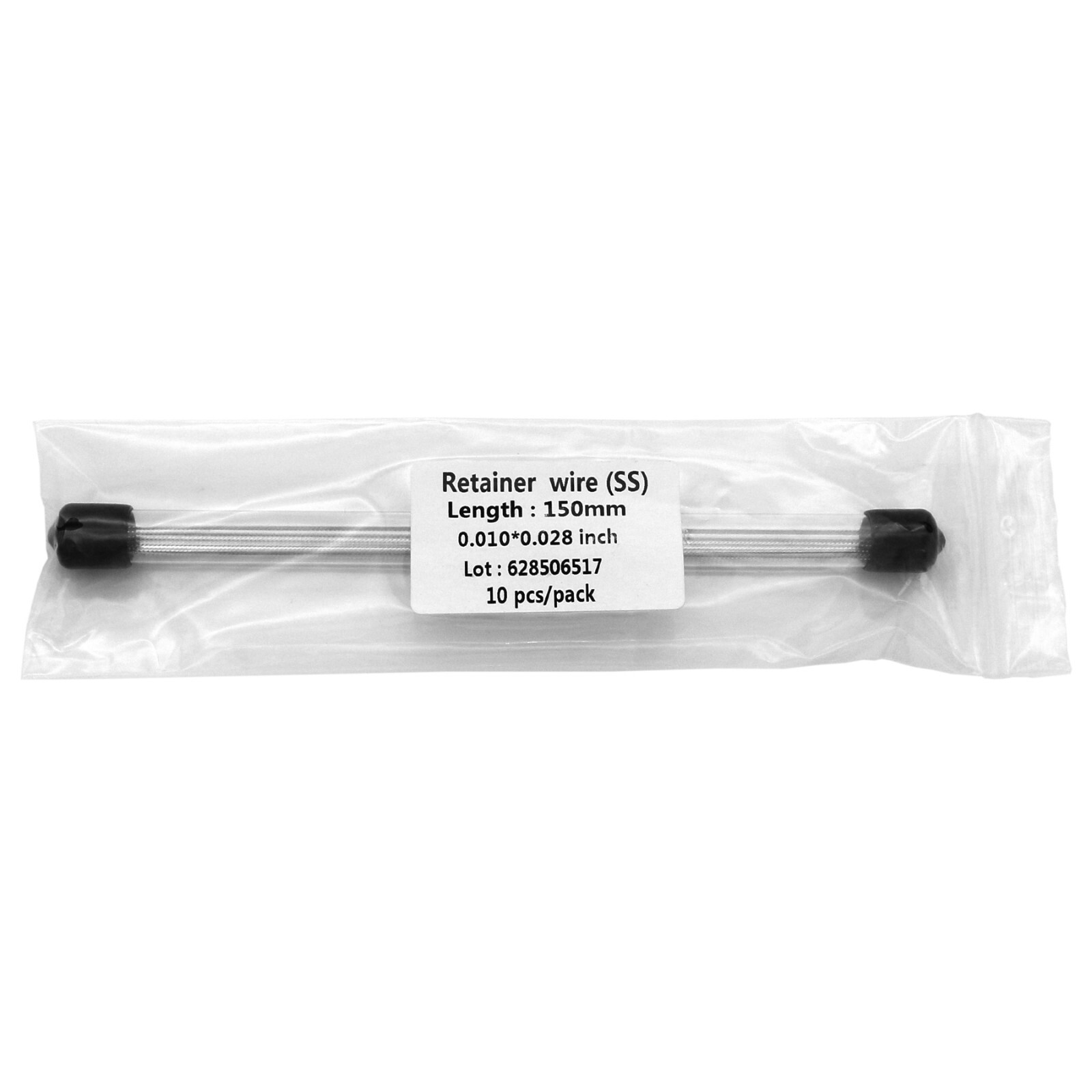Dental Orthodontic Lingual Retainer Wire Stainless Steel Flat Strand 0.010x.028