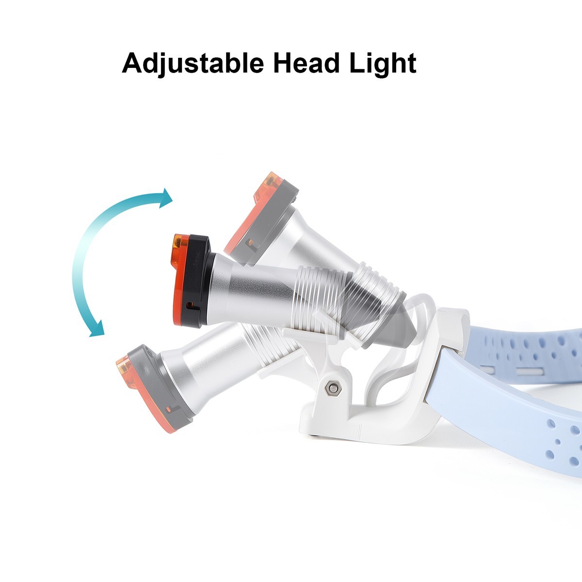 5W Dental LED Surgical Headlight Headband Headlamp Wireless Light Filter Pink