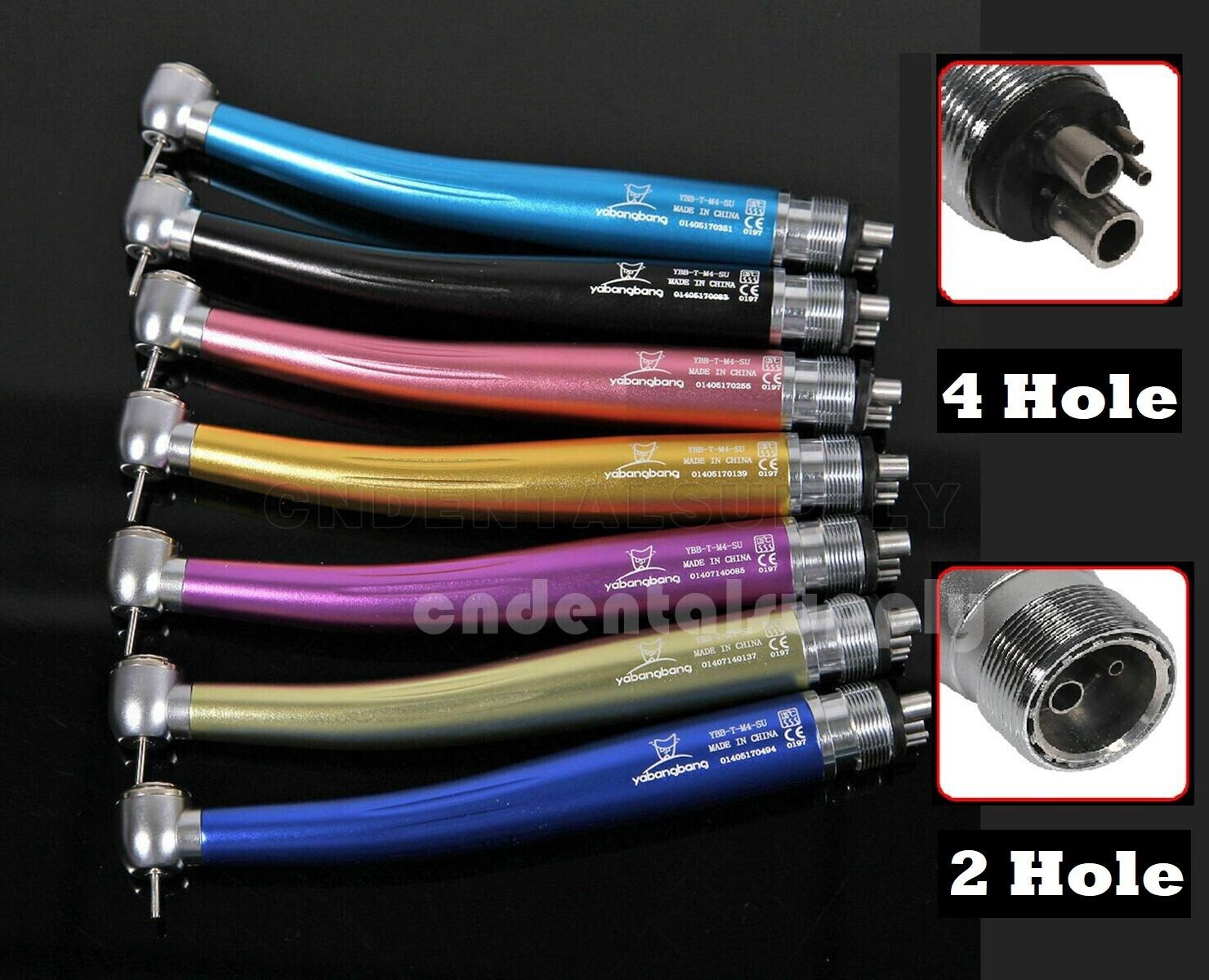 NSK PANA MAX Style Dental High Speed Handpiece Turbine 2/4Holes 7-Colors Rotor