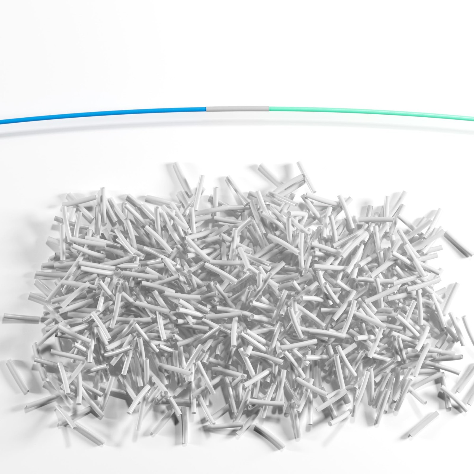 KUNPHY PTFE 600Pcs Suitable for SUNLU Filament Connector, PTFE-600PCS, White