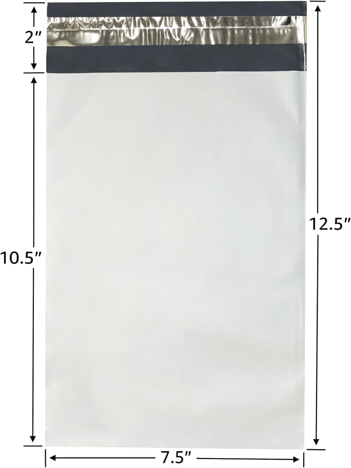 1000 Pack 7.5″x10.5″ Inches Poly Mailers Bags Self Adhesive Shipping Bags