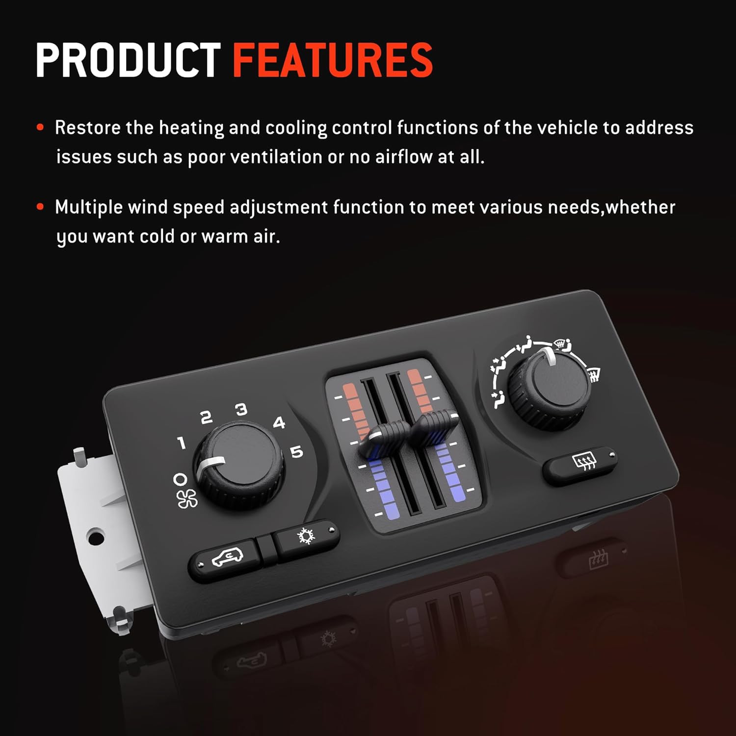 599-210XD Climate Control Module AC Control Panel Fit for 2003-2007 Chevy GMC B